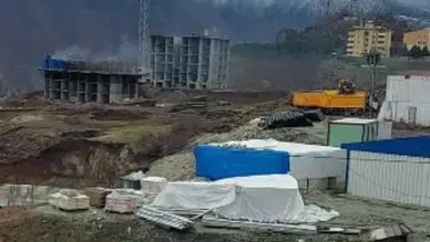 Artvin'de inşaatın 6'ncı katından düşen işçi öldü