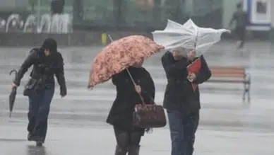 Adana'da kuvvetli rüzgar ve sağanak etkisi