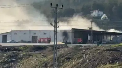 Gaziantep'te biber fabrikasında yangın çıktı!