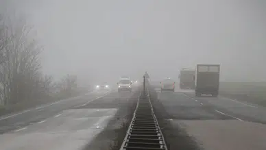 Tekirdağ'da sis etkisini artırdı : Görüş mesafesi 50 metreye düştü