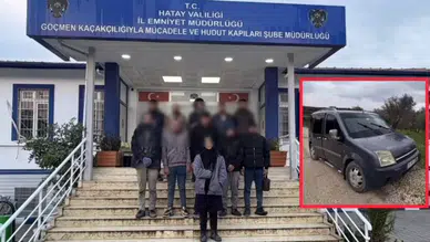Hatay'da göçmen operasyonu : 23 göçmen yakalandı
