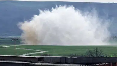 Tekirdağ Muratlı çevreyolunda su hattı patladı : Tazyikli su paniğe neden oldu