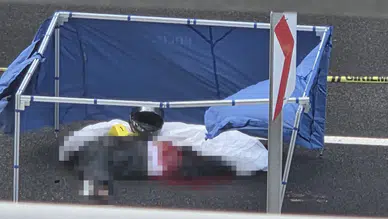 Ankara'da korkunç kaza : Sürücünün üzerinden otobüs geçti!