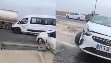 Mardin'de kaza : 2 kişi yaralandı