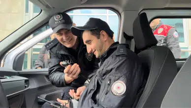 Edirne'de engelli gencin polislik hayali gerçek oldu