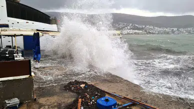 Bodrum ve Fethiye arası denizlerde fırtına bekleniyor