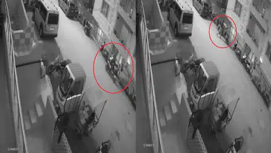 Hatay'da iftar saatinde motosiklet çalan şahıs kamerada!