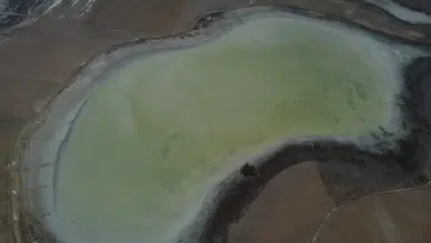 Konya'da kuruyan Küçük Göl yeniden canlandı