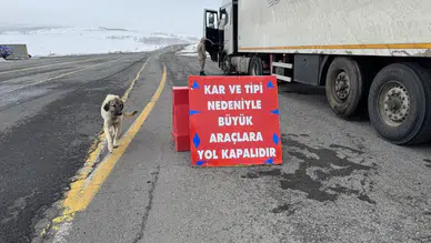 Ardahan-Şavşat kara yolu büyük araç geçişine kapatıldı