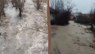 Ankara'da aşırı yağışlar sele neden oldu