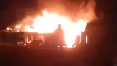 Bursa İnegöl’de küçükbaş çiftliğinde yangın : 200 hayvan kurtarıldı