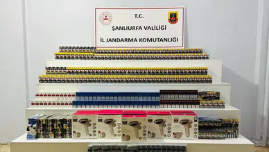 Şanlıurfa'da kaçakçılık operasyonu : Çok sayıda ürün ele geçirildi
