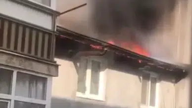 Bursa Gürsu’da çatı yangını paniğe yol açtı