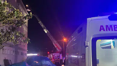 Ordu'da öğrenci pansiyonunda yangın