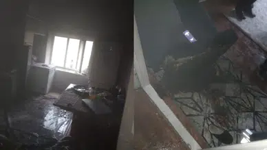 Van'da ev yangını : Can kaybı ve yaralanma yaşanmadı