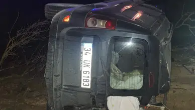 Balya-Gönen yolunda trafik kazası : 2 kişi yaralandı