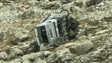 Bitlis Hizan'da feci kaza : Genç sürücü Ramazan Gögercin hayatını kaybetti