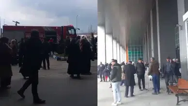 Ağrı'da hastanede yangın : Yoğun duman tüm katlara yayıldı