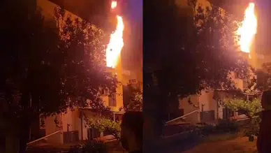 Mersin Mut'ta ev yangını : Büyük çapta maddi hasar oluştu