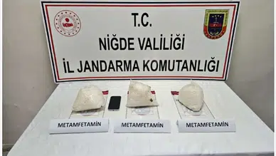 Niğde'de uyuşturucu operasyonu : 3 kilo 150 gram sentetik uyuşturucu ele geçirildi