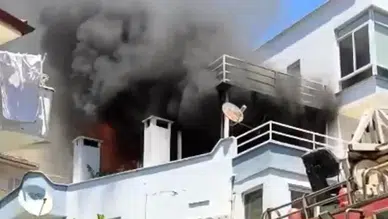 Marmaris'te mangal keyfi yangına neden oldu
