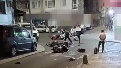 Tekirdağ'da 2 kişinin yaralandığı kavganın görüntüleri ortaya çıktı