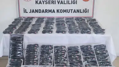 Kayseri'de 3 milyon TL'lik kaçak gözlükler ele geçirildi