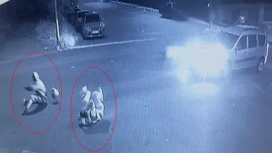 Tekirdağ Çorlu'da otomobilin çarptığı motosikletteki 2 genç yaralandı