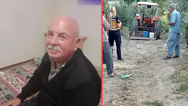 Mersin'de el freni çekilmeyen traktörün altında kalan yaşlı adam öldü