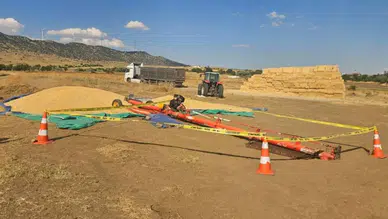 Kırıkkale'de feci kaza : Makinenin altında kalan genç işçi öldü