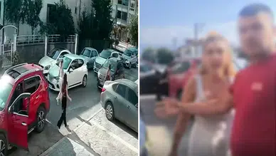 Düzce'de 3 kadın içinde 7 aylık bebeğin olduğu aracı durdurup saldırdı