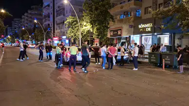 Diyarbakır Kayapınar'da iki otomobil çarpıştı : 5 yaralı