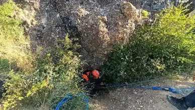 Çorum'da define aramak için mağaraya giren şahıs kayboldu : 5 gözaltı