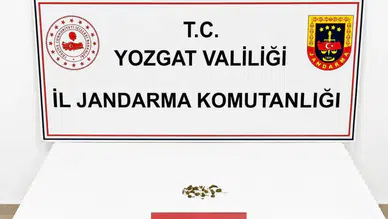 Yozgat'ta uyuşturucu operasyonu : 1 kişi yakalandı