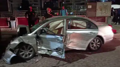 Diyarbakır'da zincirleme trafik kazasında 3 kişi yaralandı