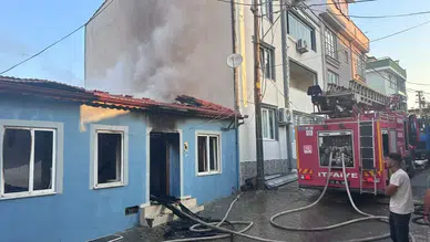 Çanakkale'de işçilerin kaldığı evde yangın : 1 kişi yaralandı