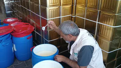 Şanlıurfa’da kaçak gıda operasyonu : 400 kilo şüpheli sade yağ ele geçirildi