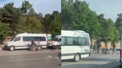 Kocaeli'de cadde ortasında darp : Şahıs demir sopayla dövüldü