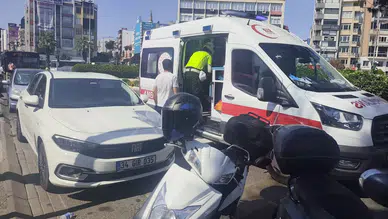 Aydın'da motosiklet 3 metre sürüklendi : Sürücü yaralandı