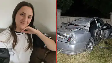 Aksaray'da bahçe duvarına çarpan otomobildeki Berivan Elçi hayatını kaybetti