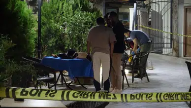 Kilis'te çay bahçesinde dehşet : Tartıştığı eşini silahla vurdu