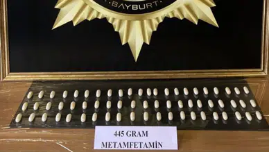 Bayburt'ta 445 gram uyuşturucu ele geçirildi : 1 tutuklama
