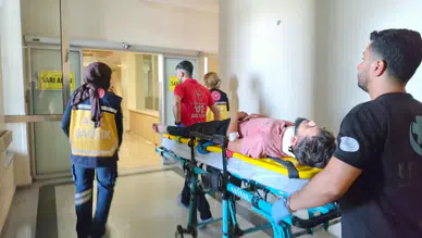 Adıyaman'da iki otomobil çarpıştığı kazada 1 kişi yaralandı