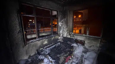 Hopa'da şüpheli ev yangını: 1 yaralı, 1 gözaltı