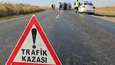 Siverek’te zincirleme kaza : 4 araç birbirine girdi, 2 yaralı