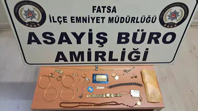 Ordu'da 1,2 milyon TL'lik altın hırsızlığı : 4 şüpheli Malatya'da yakalandı