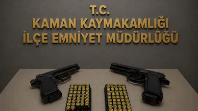 Kırşehir’de asayiş denetimi : Çok sayıda silah, mühimmat ve uyuşturucu ele geçirildi