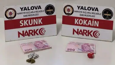 Yalova'da uyuşturucu operasyonu : 3 şüpheli tutuklandı