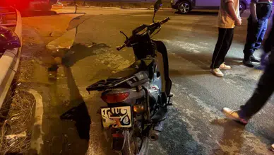 Bilecik'te motosiklet otomobile arkadan çarptı: 1 yaralı