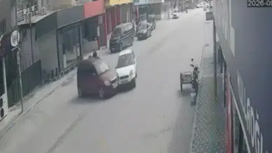 Osmaniye'de trafik kazası : İki otomobil çarpıştı, 2 yaralı
